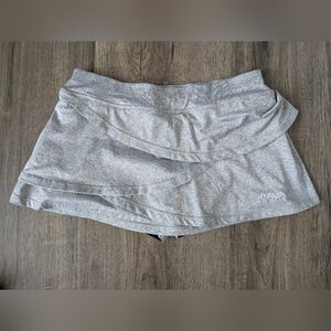 KIAVA Heather Gray Tulip Hem Skort Sz S